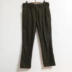 CIAOPANIC 起毛 ウールブレンドパンツ オリーブ カーキ 深緑 サイズSのサムネイル