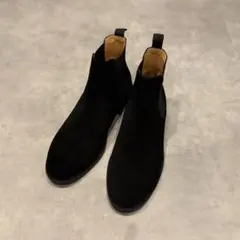 BEAUTY&YOUTH サイドゴア スエード 本革 ブラックUS10 28cm