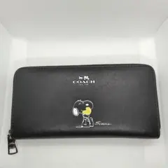 新品 COACH コーチスヌーピー×ピーナッツ ジップウォレット 16122B