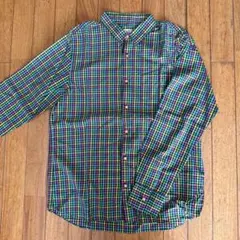 BEAMS チェック柄 長袖シャツ M