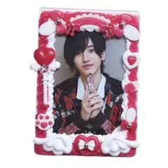 1084♡ ホイップデコ　B7 レッド　赤　たれ耳魔法ステッキ　垂れ耳　天使　羽