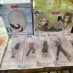 も*ん様 一番くじ　ナルト　C賞 ナルト&白 D賞 白のお面　下位賞