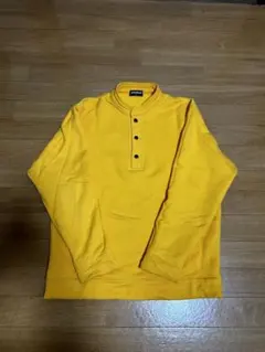 アメカジ　OLD UNIQLO 90s後期 紺タグハーフスナップボタンスウェット