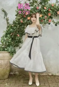 herlipto Sweet Moments Belted Dress 新品