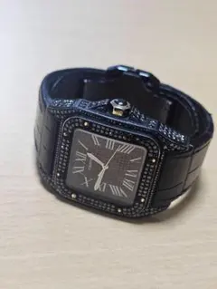 カルティエ LMサイズ サントスロンド Ref.19201 美品 メンズ腕時計 