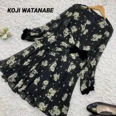 KOJI WATANABE STYLE コージワタナベ 花柄レースワンピースのサムネイル