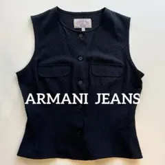 ARMANI JEANS アルマーニ　ジーンズ/ベスト・カラー黒・サイズXSのサムネイル