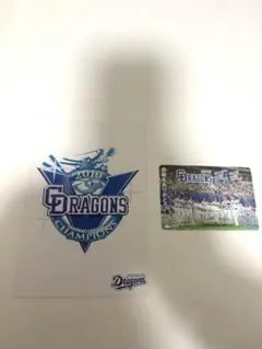 中日ドラゴンズ　ポストカード　ユリカカード　2010年　優勝記念