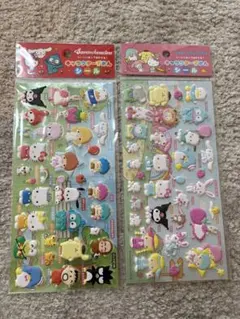 サンリオ　キャラクターずかんシール 2種類キティ　シナモロール　マイメロ　クロミ
