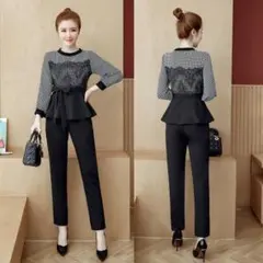 パンツドレス レディース オールインワン セットアップ 結婚式