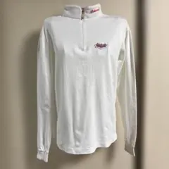 ellesse レディース　ハーフジップ 長袖スキー インナーシャツ　サイズＭ