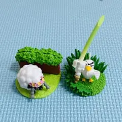 ポケモン　デスクトップフィギュア　ウールー　ネギガナイト
