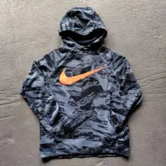NIKE パーカー グレー×ブラック