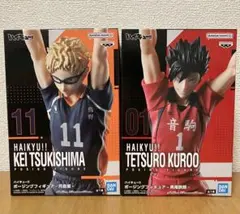 ハイキュー　ポージングフィギュア　月島蛍　黒尾鉄朗