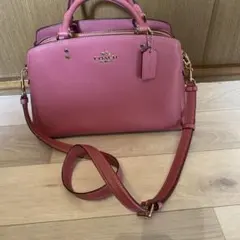 ★極美品★ COACH 2WAY レザー ショルダーバッグ シボ革