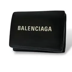⭐︎最終お値下げ⭐︎バレンシアガ　三つ折り財布　黒 2025年最新】バレンシアガ 財布 三つ折りの人気アイテム - メルカリ