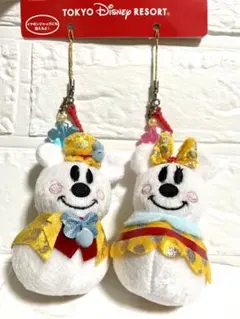 【再値下】ディズニーぬいぐるみストラップペア