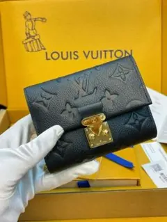 LOUIS VUITTON 三つ折り財布 ブラックのサムネイル