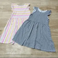 【夏物セール】ワンピース　2枚組　８歳　9歳　10歳　134/140