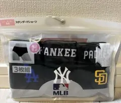 【新品】MLB スタンダードショーツ 3枚組 Mサイズ 黒