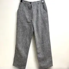 ヘリンボーン柄 ワイドパンツ