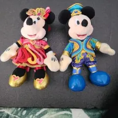 ミッキー・ミニー ぬいぐるみバッチセット