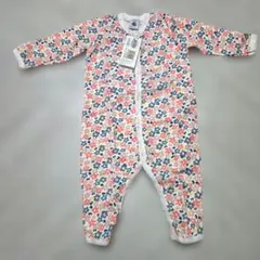 PETIT BATEAU プチバトー 花柄ロンパース 12m/74cm