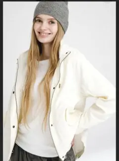 アイボリー フード付き マウンテンパーカー　サニーレーベル