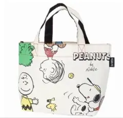 【セール】　PEANUTS スヌーピー ビッグパターン ミニトート