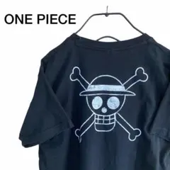 ワンピース アニメ tシャツ 半袖 麦わらの一味 海賊旗 ロゴ ブラック M