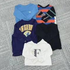 breezeあり 子供服セット春秋冬90 95 5点　まとめ売り　保育園着