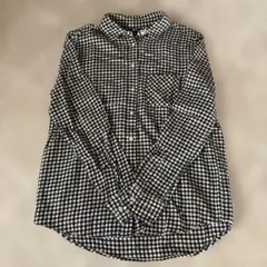 ユニクロ ブロックチェック ネルシャツ