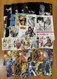 ドラゴンボール　一番くじ　グッズ　まとめ売り　色紙　クリアファイル　色紙アート
