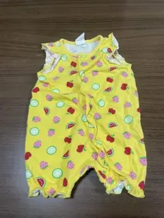 H&M フルーツ柄ロンパース 0-1m