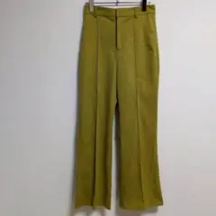レディース/ワイドパンツ/カジュアルパンツ/ストレート/センタープレス/