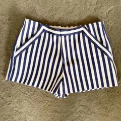 美品★ZARA★ストライプショートパンツ★S★ザラ、短パン