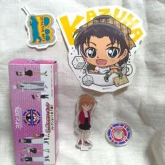 名探偵コナン フィギュア・ステッカーなどのグッズセット