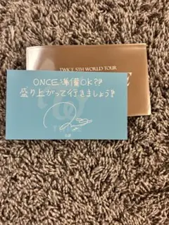 TWICE Ready to be メッセージカード ナヨン&ジョンヨン