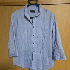 A.S.M 七分袖シャツ ブルーのサムネイル