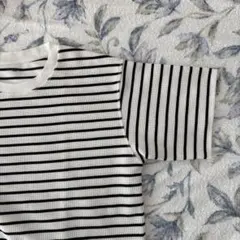 グローバルワーク　メンズ　Tシャツ　ボーダーのサムネイル