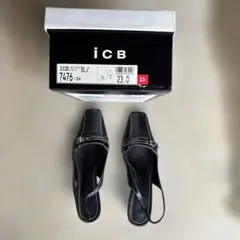 ICB ブラック ハイヒールパンプス 23.0のサムネイル