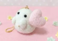 ハンドメイド　羊毛フェルト　魔法使いのお化け　ハロウィン　Halloweenのサムネイル