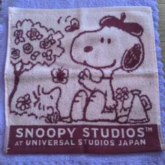 SNOOPY UNIVERSAL STUDIOS JAPAN ハンドタオル
