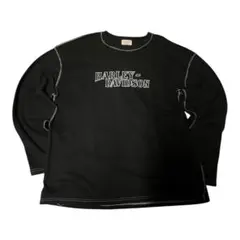 HARLEY-DAVIDSON ブラック トレーナー