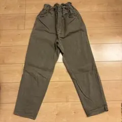 WEGO オリーブグリーン グレー ハイウエストパンツ S