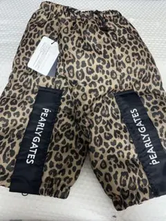 新品 パーリーゲイツ ヒョウ柄 レッグウォーマー レオパード フリース