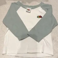 FRUIT OF THE LOOM グリーン 長袖Tシャツのサムネイル