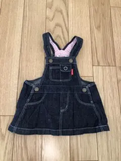 MIKI HOUSE デニム サロペットワンピース S