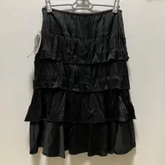 【タグ付き】IZE international ティアード スカート フリル