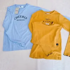 ALGY 長袖 カットソー 女の子　襟付き　ロンT 160cm 一部未使用